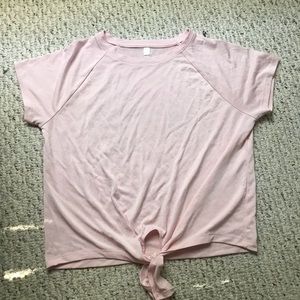 Joy Lab Active Short Sleeved Crop Top Size Small